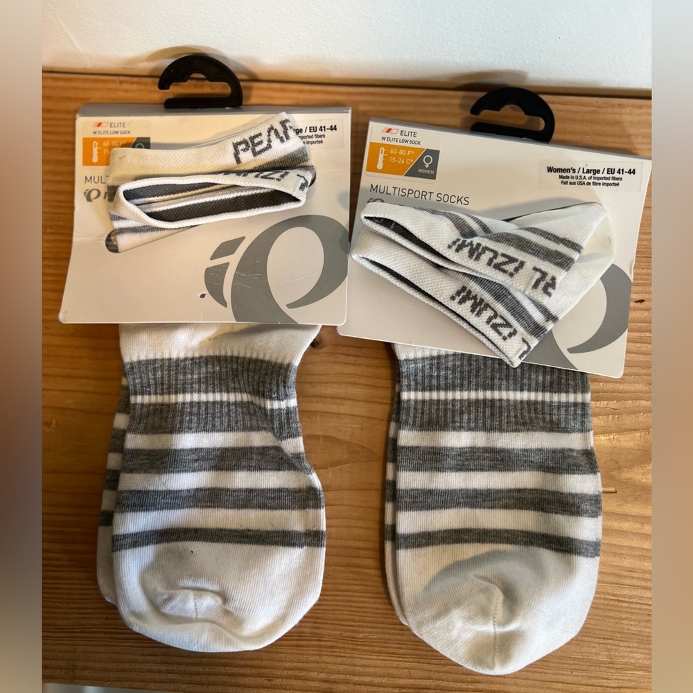 NWT Pearl Izumi Elite Multisport Socks - 2 pair socks